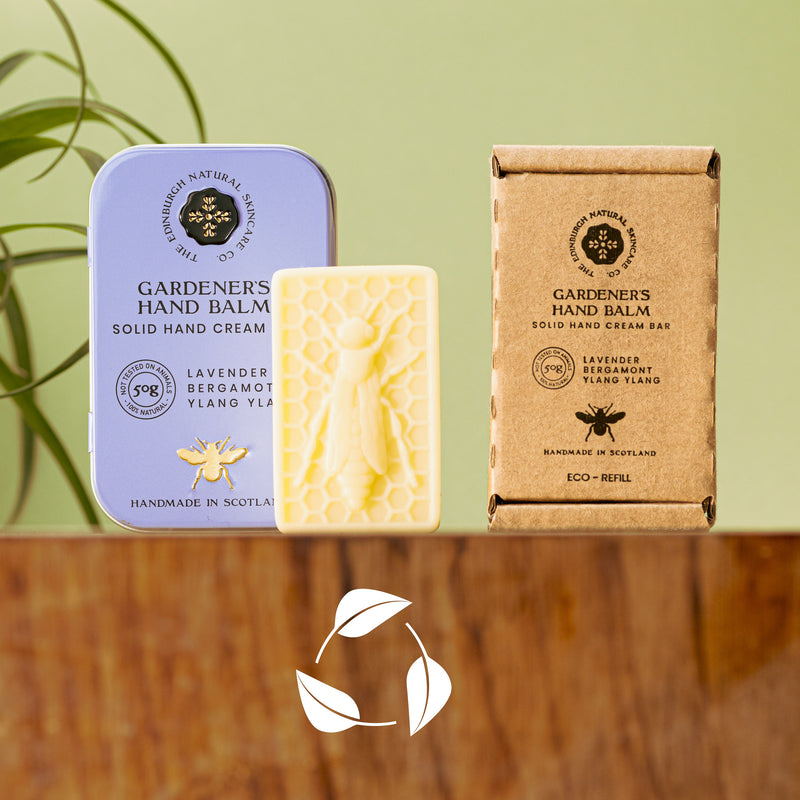 GARDNERS HAND CREAM BAR ECO-REFILL. HELPING TO LOOK AFTER THE PLANET
