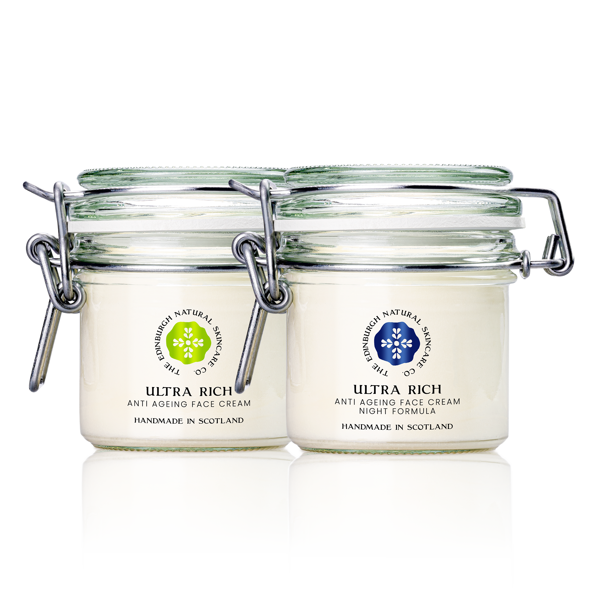 ULTRA RICH ANTI AGEING FACE CREAM NIGHT AND DAY FORMULA. HAND MADE IN SCOTLAND