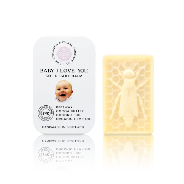 Baby I Love You Solid Baby Balm. 100% Natural.