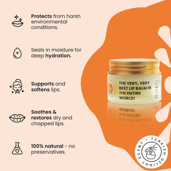 3 Geranium And Sweet Orange Luxury Lip Balms Pack