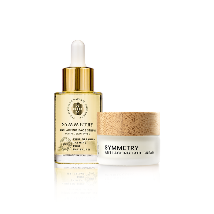 Symmetry Anti Ageing Serum And Travel Mini Face Cream...The Perfect Face Care Bundle.