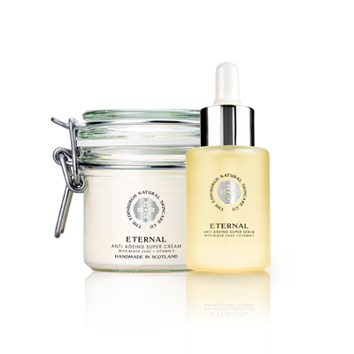 ETERNAL ANTI-AGEING FACE CREAM AND FACE SERUM BUNDLE.