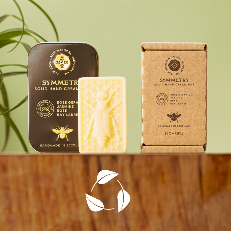 Symmetry Hand Cream Eco-Refill. Saving The Planet Together!