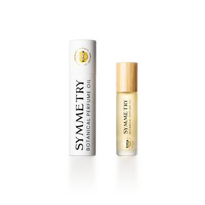 SYMMETRY BOTANICAL PERFUME OIL 10ML ROLLERBALL. WITH JASMINE AND ROSE ESSENTIAL OIL