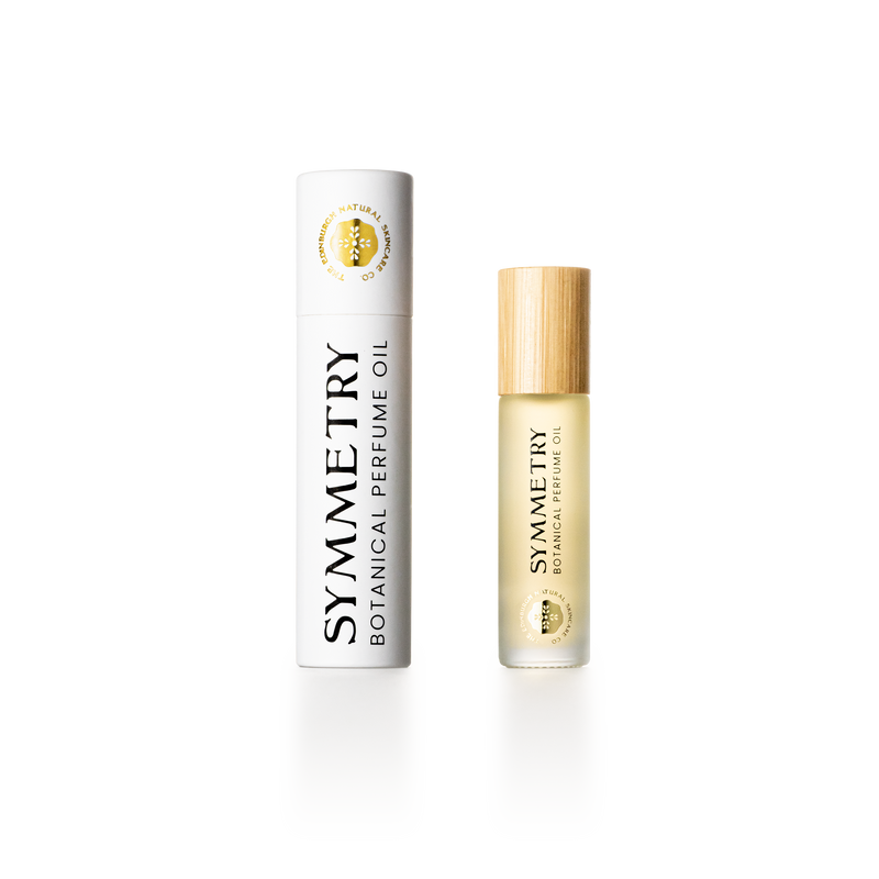 SYMMETRY BOTANICAL PERFUME OIL 10ML ROLLERBALL. WITH JASMINE AND ROSE ESSENTIAL OIL