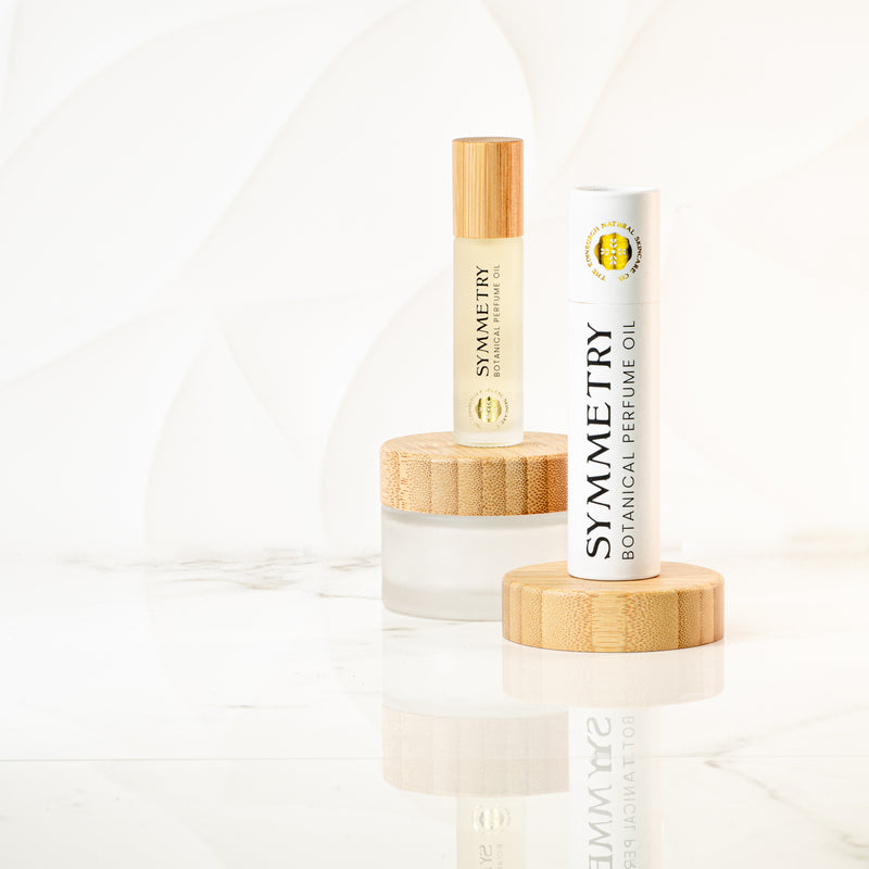 Symmetry Botanical Perfume Oil 10Ml Rollerball. With Jasmine And Rose Essential Oil