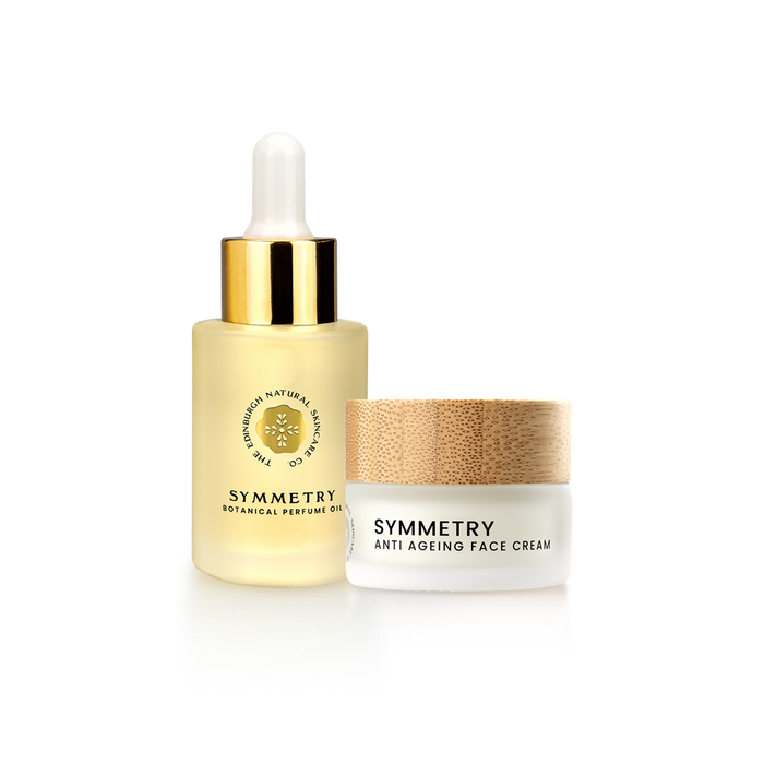 Symmetry Botanical Perfume Oil And Face Cream Mini.